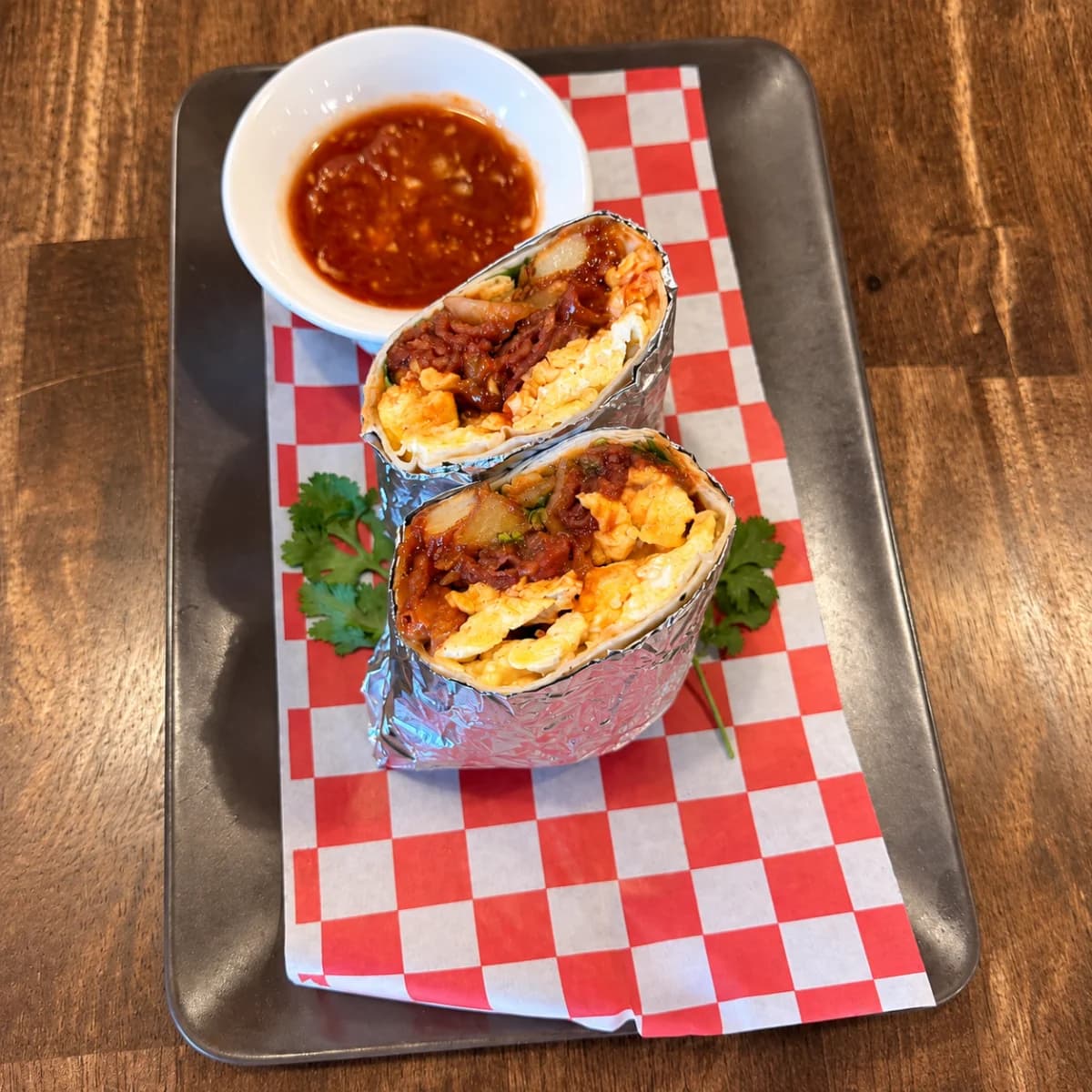 k wraps spicy pork k wrap